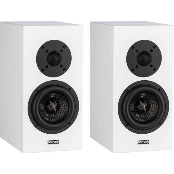 Main product image for Dayton Audio OPAL1 Bookshelf Speaker Pair Gloss White300-4601